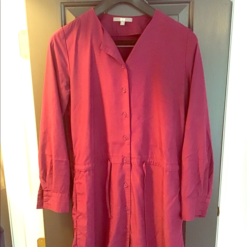 *BOGO* Uniqlo Long Sleeve Button Shirt Dress